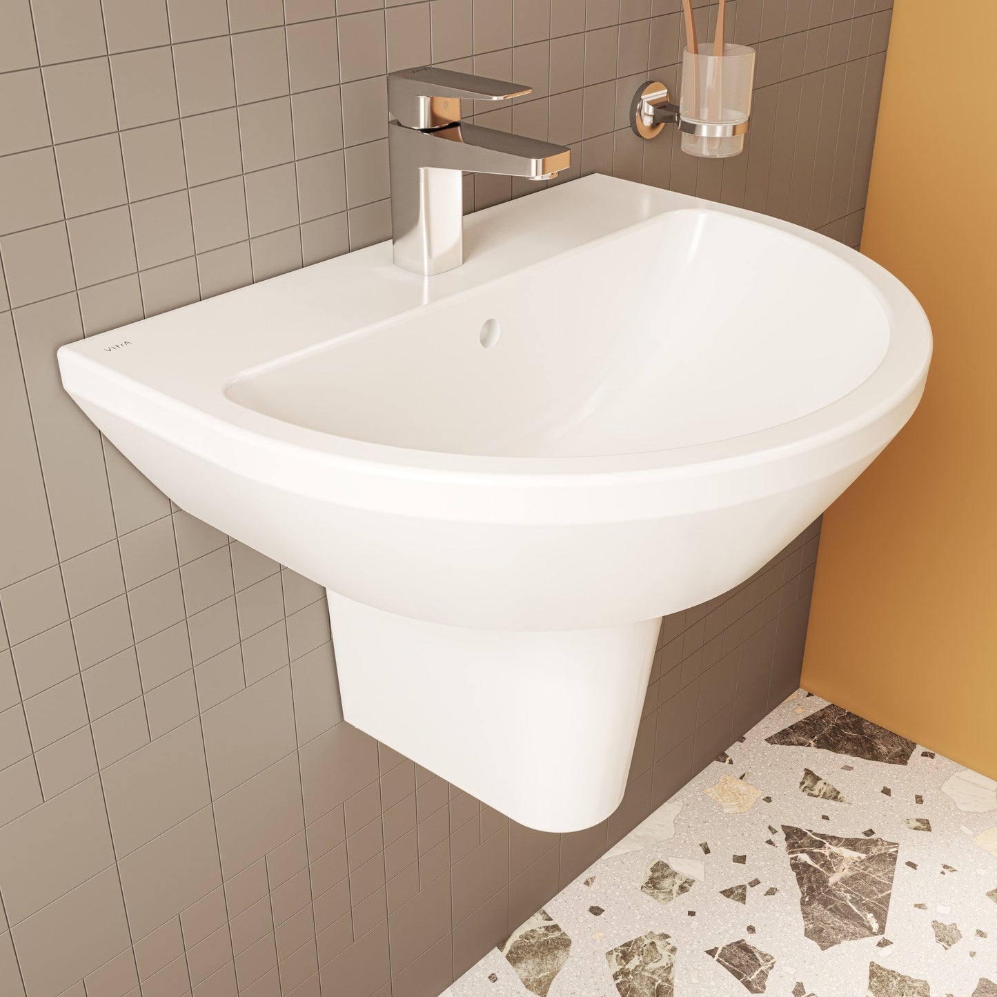 HRD 595x465mm 1TH Basin with Overflow
