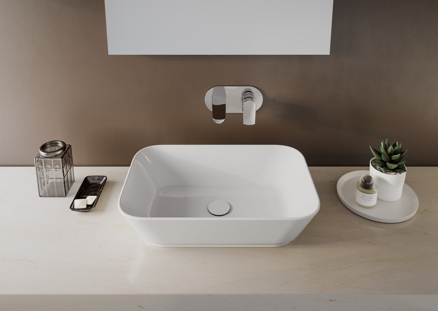 HRD 600x400mm 0TH Basin (No Overflow)