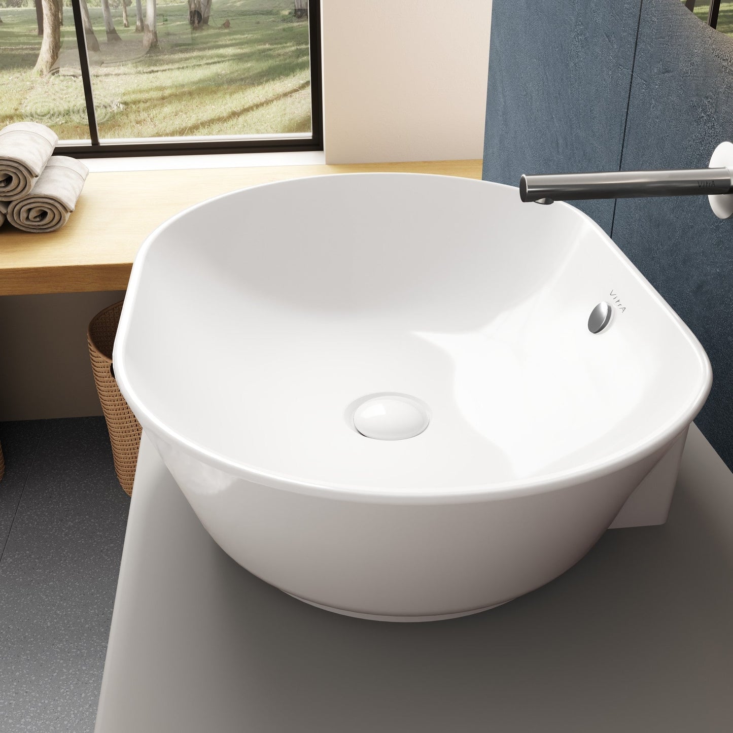 HRD 545x400mm 0TH Basin with Overflow