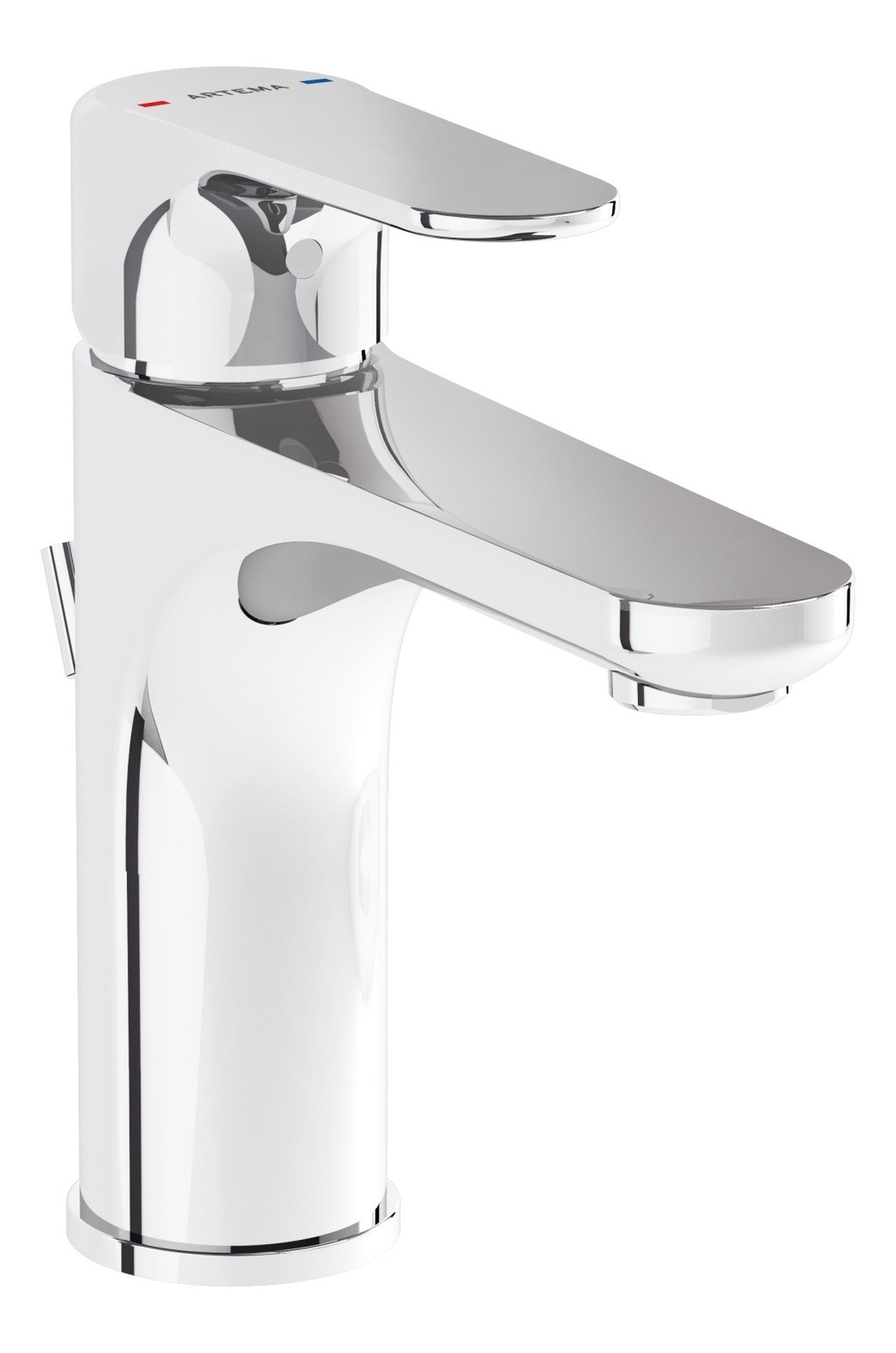 Sabira Root Round Basin Mixer w/Waste Lever