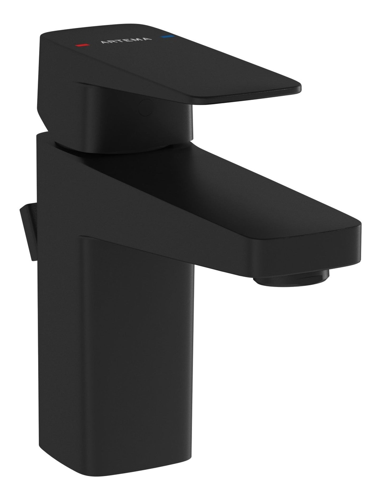 Sabira Root Square Compact Basin Mixer w/Waste Lever
