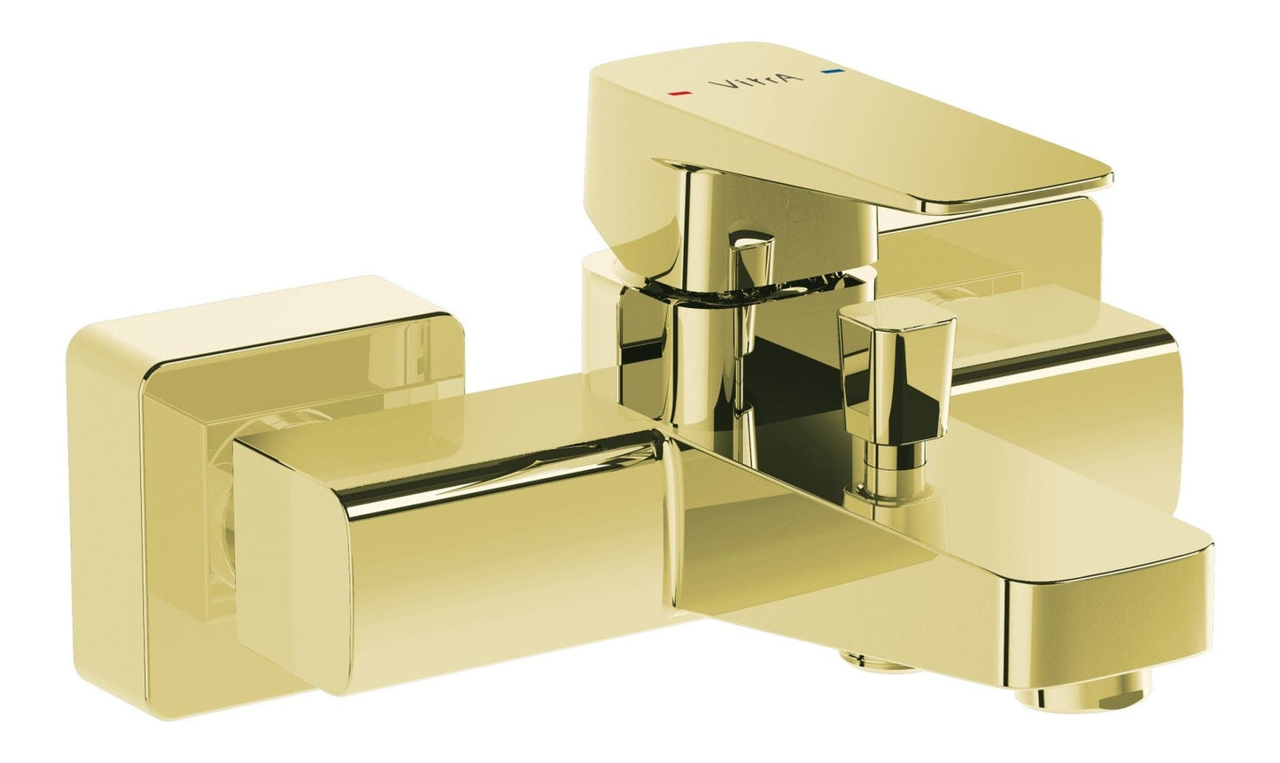 Sabira Root Square Wall Mounted Bath/Shower Mixer