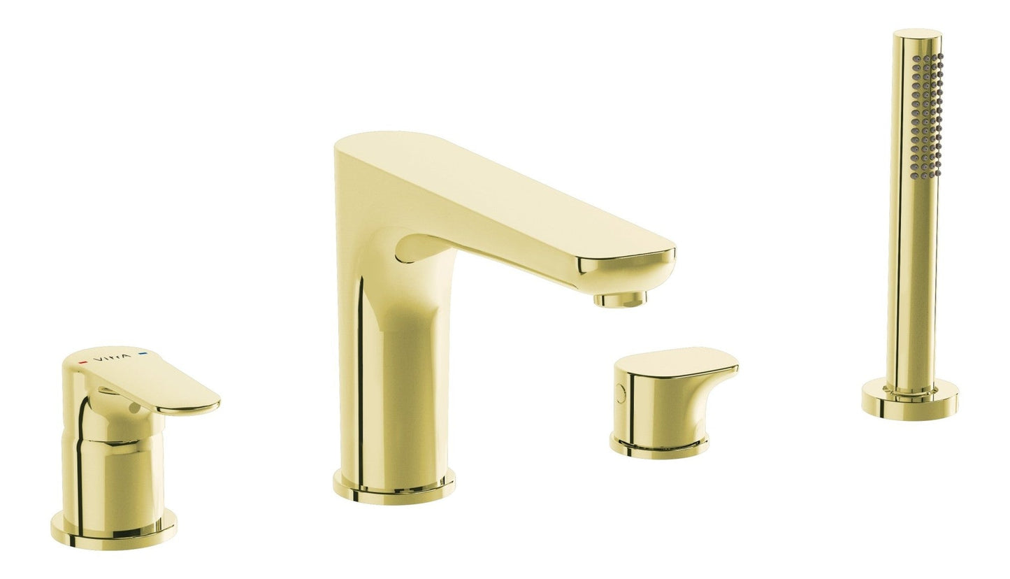 Sabira Root Round 4-Hole Bath/Shower Mixer