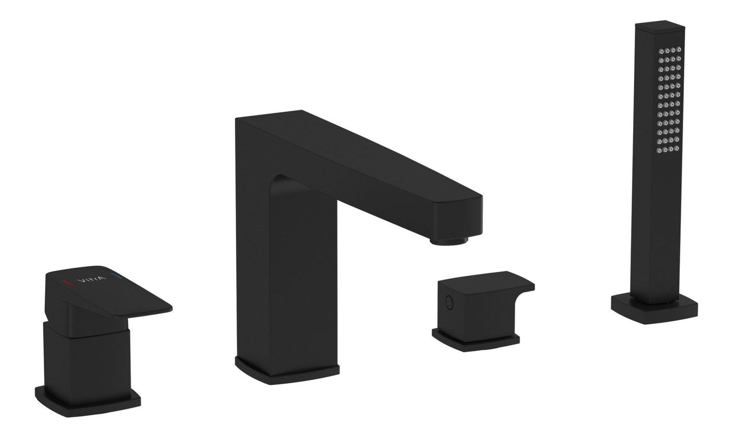 Sabira Root Square 4-Hole Bath/Shower Mixer