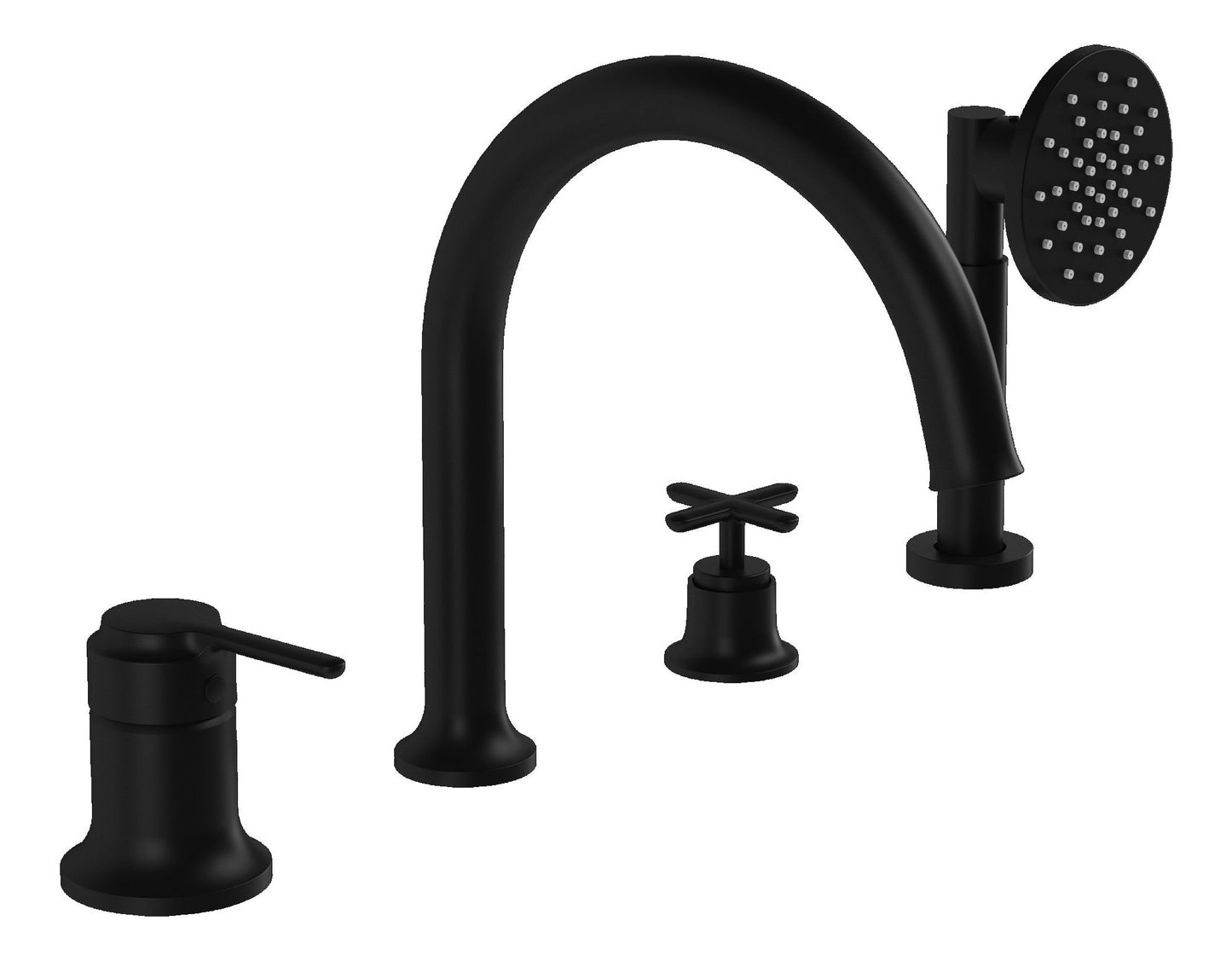 Sabira Origin Classic 4-Hole Bath/Shower Mixer