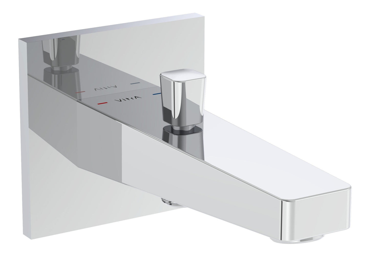 Sabira Root Square Wall Mounted Monohole Bath/Shower Mixer