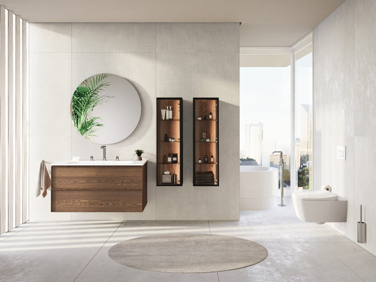 Sabira Suit Floor Standing Bath/Shower Mixer
