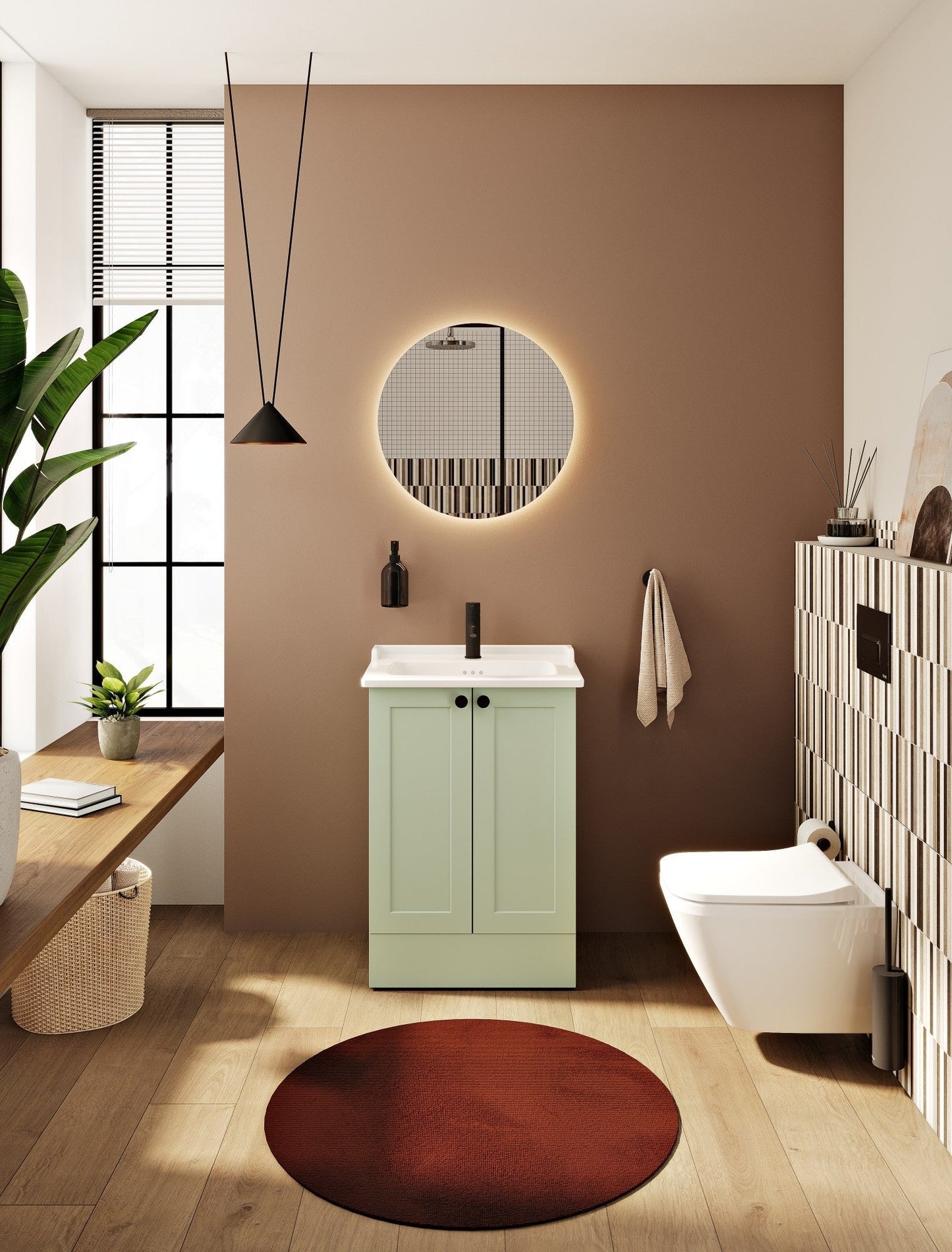 HRD 610x475mm 1TH Vanity Basin Only