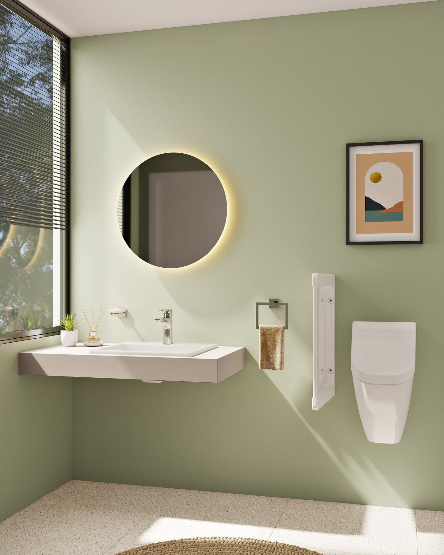 HRD 500x450mm 1TH Countertop/Vessel Washbowl
