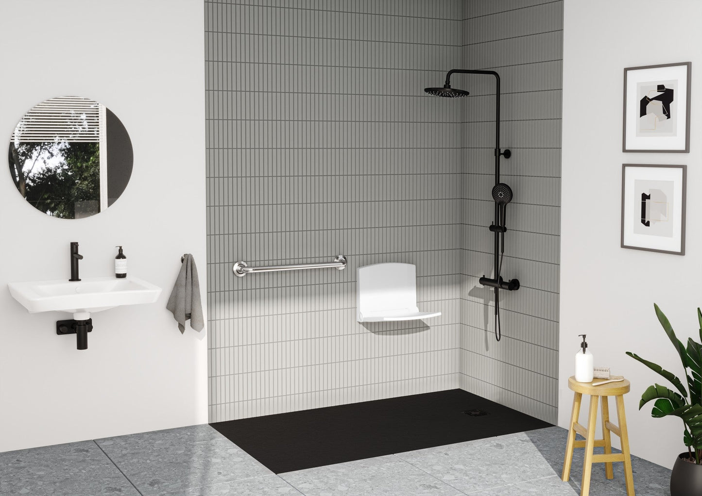 HRD 600x545mm 1TH Basin with Overflow