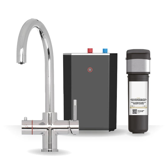 Zentra 3 1 Swan Tap Digital Tank – Zentra 3-1 Swan Tap + Digital Tank | Luxury Bathroom & Radiator Collection by HomeRangeDirect