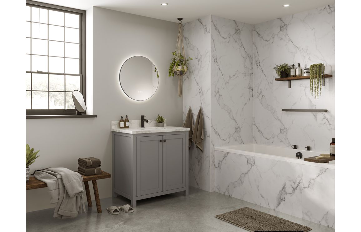 Sabira Harmonie Round Bath Filler Panel Valves (Pair)