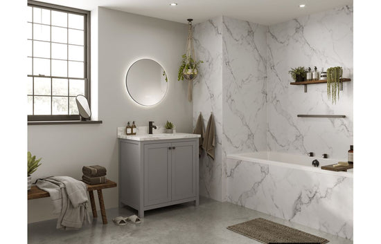 Sabira Harmonie Round Bath Filler Panel Valves (Pair)