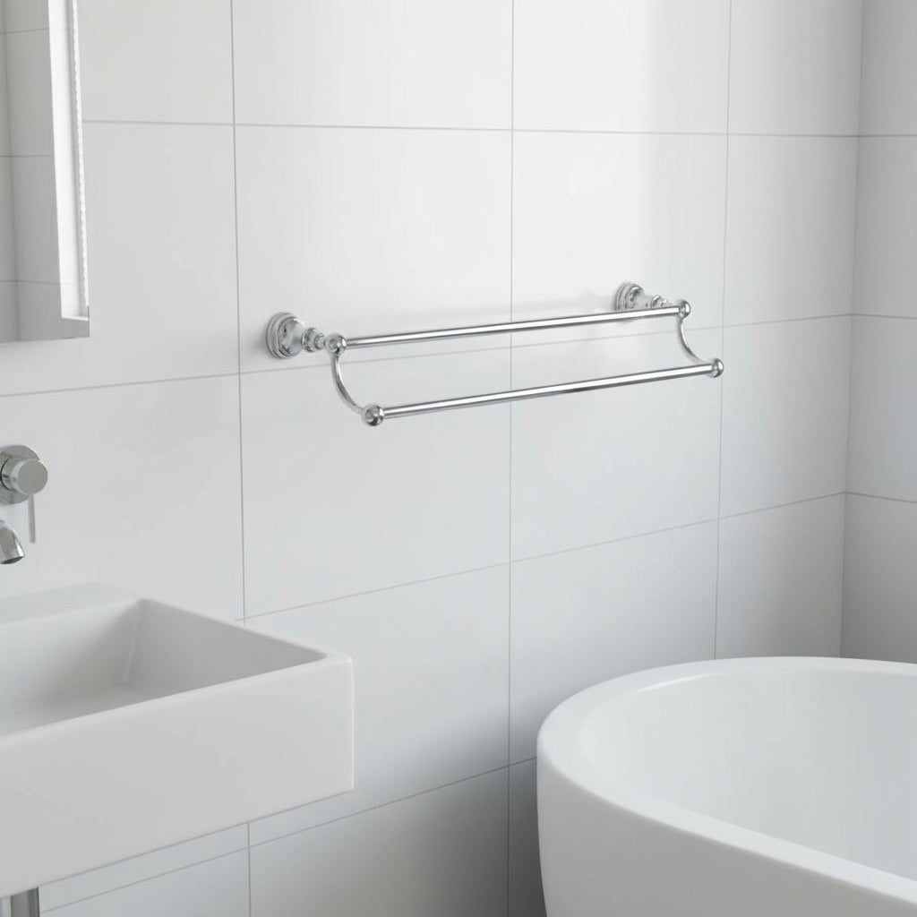 Vantara Double Towel Bar – Vantara Double Towel Bar | Luxury Bathroom & Radiator Collection by HomeRangeDirect