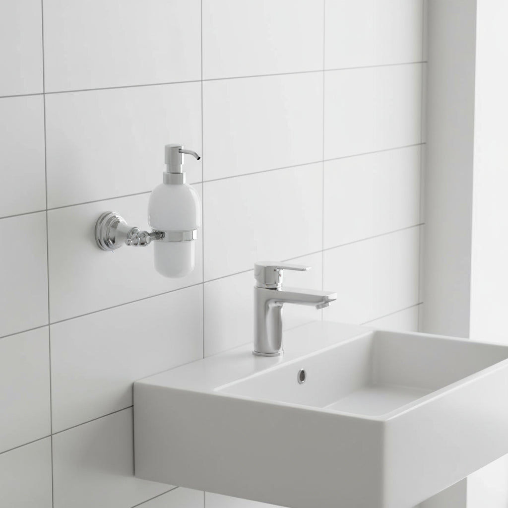 Vantara Soap Dispenser Holder – Vantara Soap Dispenser & Holder | Luxury Bathroom & Radiator Collection by HomeRangeDirect