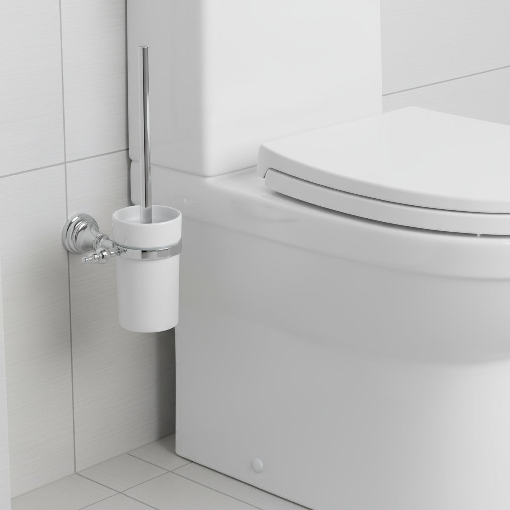 Vantara Toilet Brush Holder – Vantara Toilet Brush & Holder | Luxury Bathroom & Radiator Collection by HomeRangeDirect