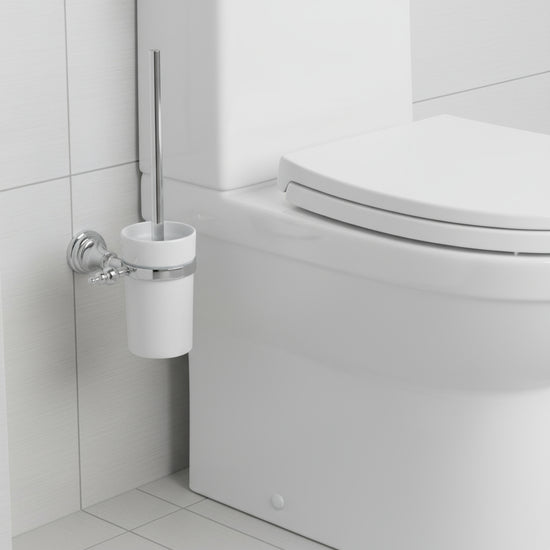Vantara Toilet Brush Holder – Vantara Toilet Brush & Holder | Luxury Bathroom & Radiator Collection by HomeRangeDirect
