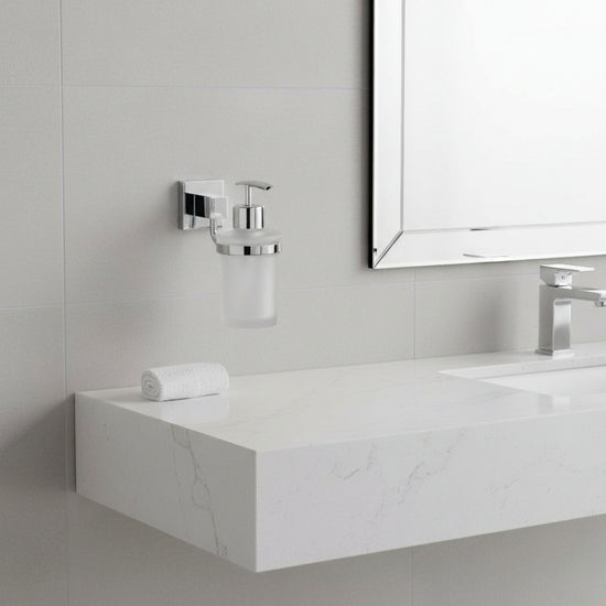 Zyvra Soap Dispenser Holder – Zyvra Soap Dispenser & Holder | Luxury Bathroom & Radiator Collection by HomeRangeDirect