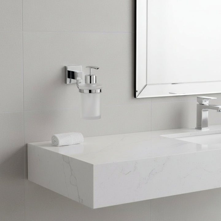 Zyvra Soap Dispenser Holder – Zyvra Soap Dispenser & Holder | Luxury Bathroom & Radiator Collection by HomeRangeDirect