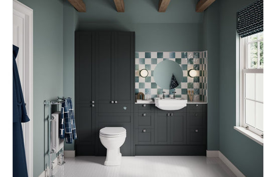 HRD 1236mm Slim Basin & WC Unit Pack