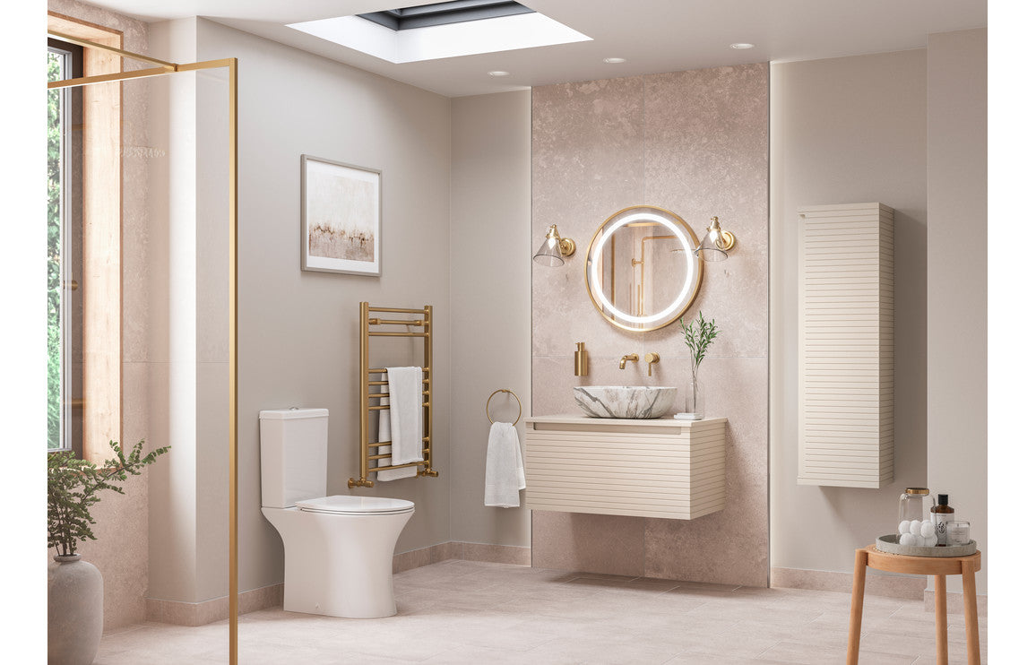 HRD 615mm Wall Hung 1 Drawer Basin Unit & 0TH Thin Edge Basin