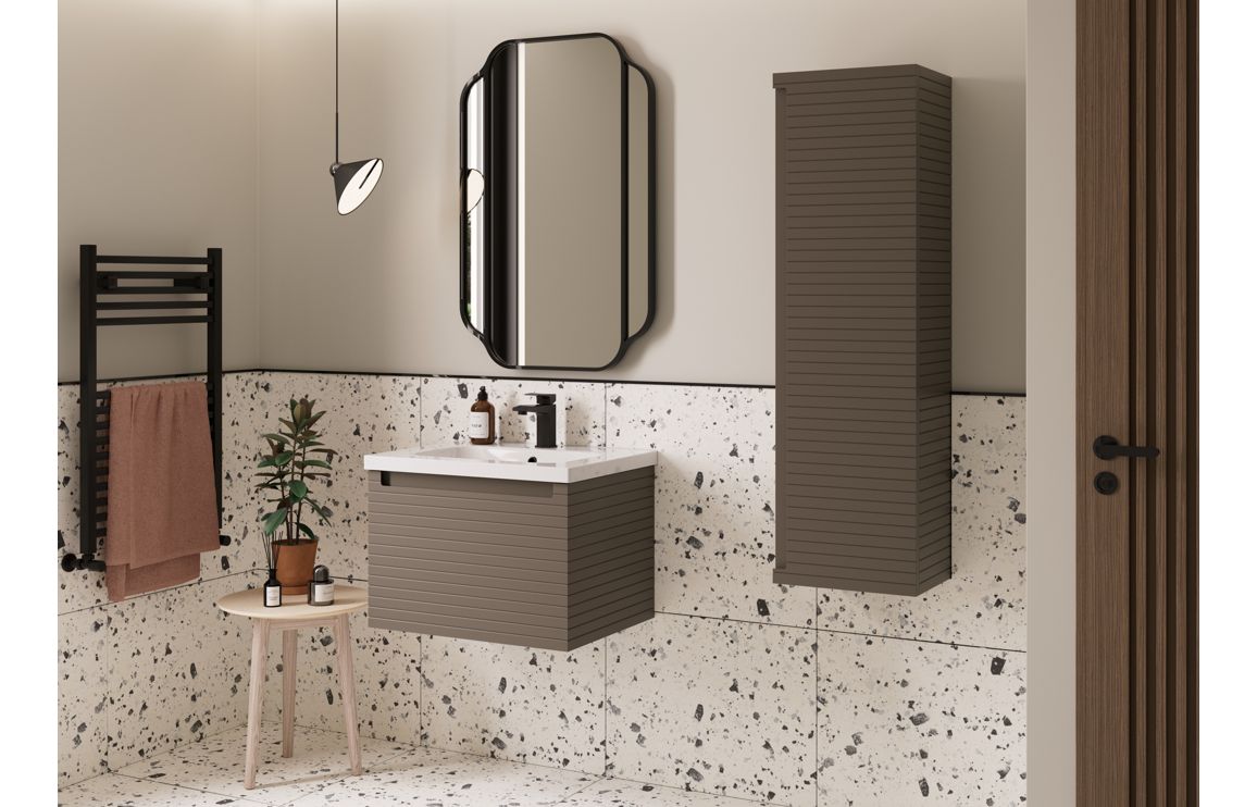 HRD 350mm Wall Hung 1 Door Tall Unit