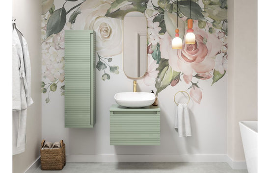 HRD 615mm Wall Hung 1 Drawer Basin Unit & 1TH Basin