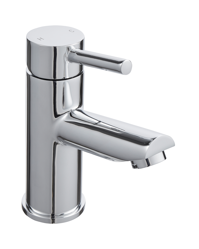 Zyre Mono Basin Mixer With Push Waste – Zyre Mono Basin Mixer with Push Waste | Luxury Bathroom & Radiator Collection by HomeRangeDirect