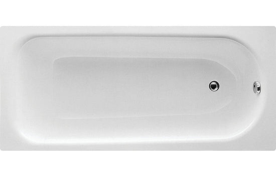 Aura Steel Single End Bath 1600x700x500mm (2TH) with Legs