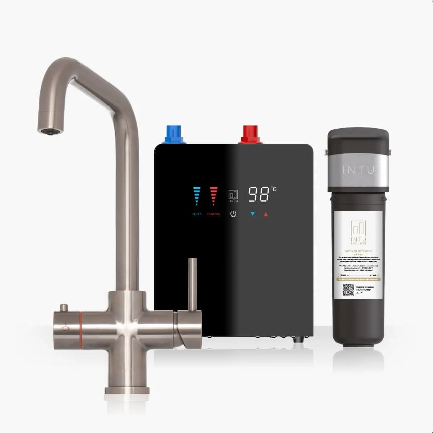 Zentra 4 1 Square Tap Digital Tank 4L – Zentra 4-1 Square Tap + Digital Tank (4L) | Luxury Bathroom & Radiator Collection by HomeRangeDirect