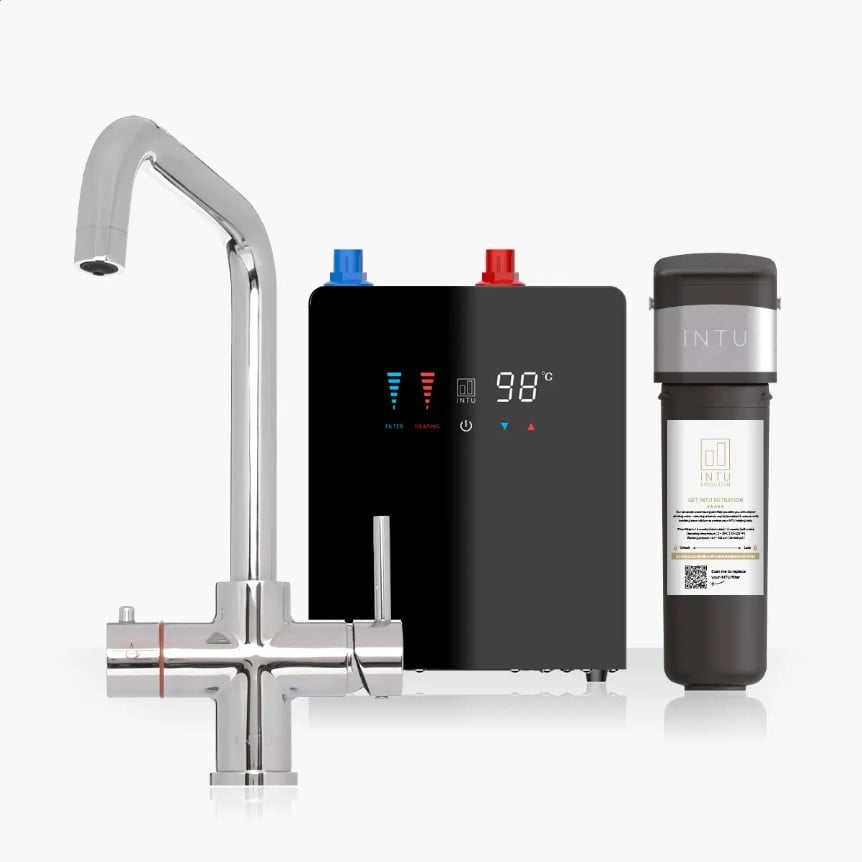 Zentra 4 1 Square Tap Digital Tank 4L – Zentra 4-1 Square Tap + Digital Tank (4L) | Luxury Bathroom & Radiator Collection by HomeRangeDirect