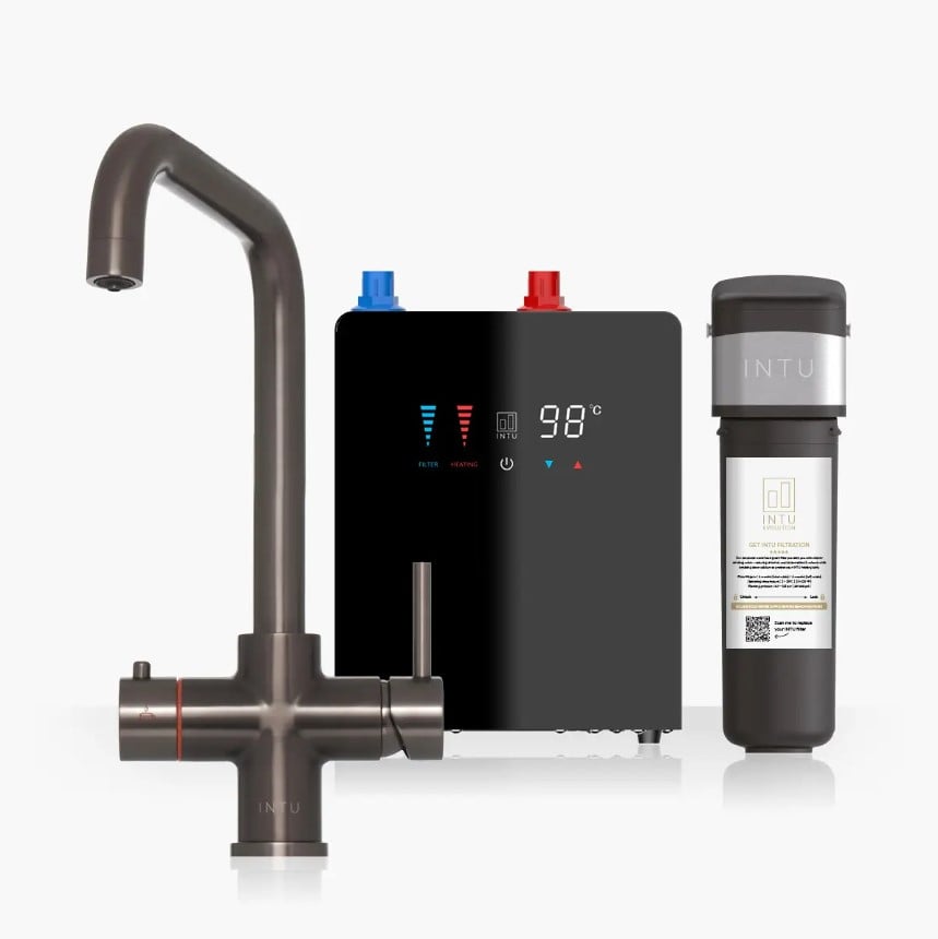 Zentra 4 1 Square Tap Digital Tank 4L – Zentra 4-1 Square Tap + Digital Tank (4L) | Luxury Bathroom & Radiator Collection by HomeRangeDirect