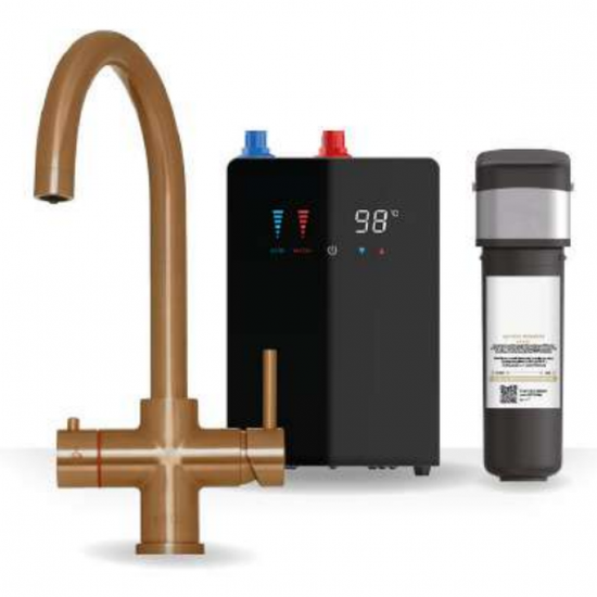 Auron 4 1 Swan Tap Digital Tank – Auron 4-1 Swan Tap + Digital Tank | Luxury Bathroom & Radiator Collection by HomeRangeDirect