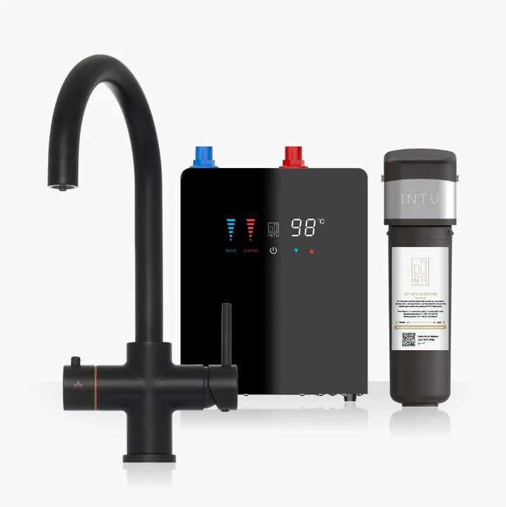 Zentra 4 1 Swan Tap Digital Tank 4L – Zentra 4-1 Swan Tap  + Digital Tank (4L) | Luxury Bathroom & Radiator Collection by HomeRangeDirect