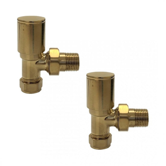 Radiator Valve Angled Pair – Radiator Valve Angled (Pair) | Luxury Bathroom & Radiator Collection by HomeRangeDirect