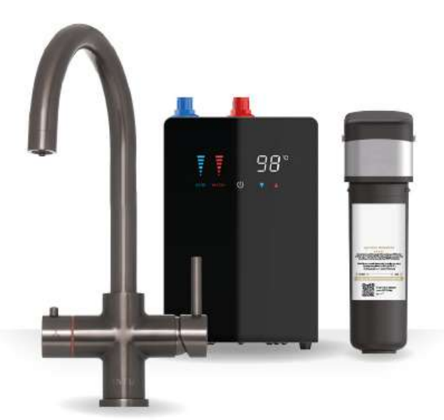 Zentra 4 1 Square Tap Digital Tank – Zentra 4-1 Square Tap + Digital Tank | Luxury Bathroom & Radiator Collection by HomeRangeDirect