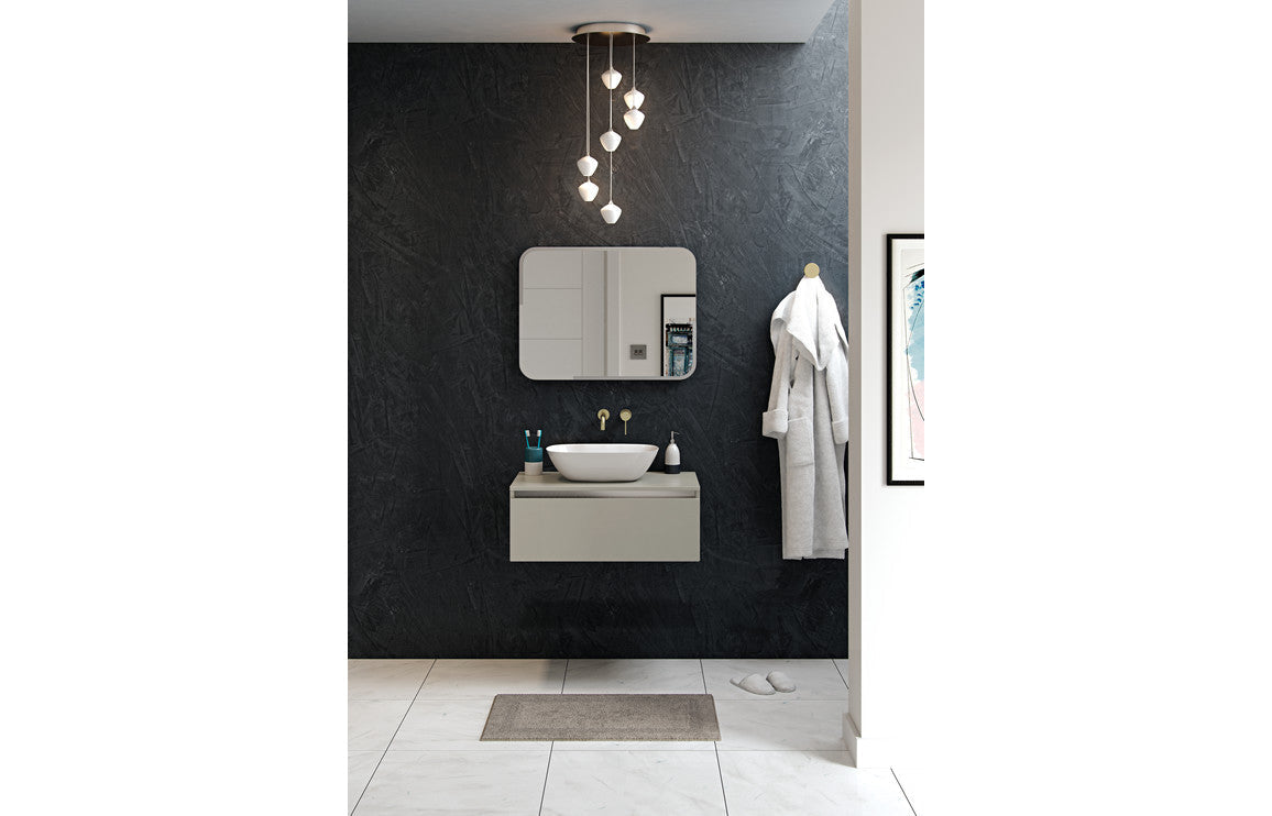 HRD 800mm 2 Drawer Floor Standing Basin Unit (No Top)