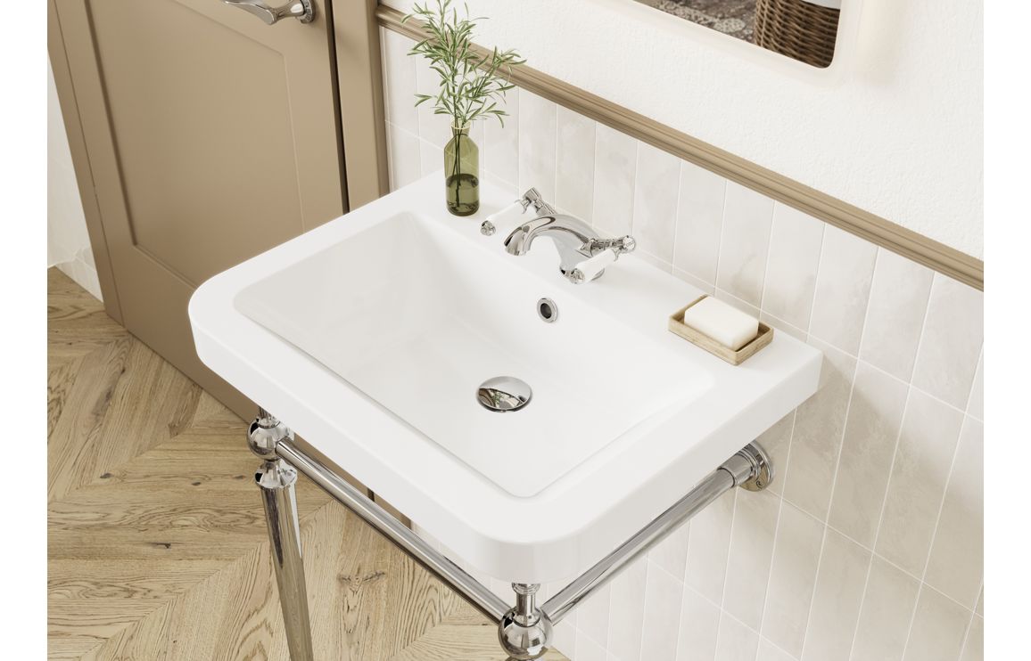 HRD 610mm 1TH Console Basin