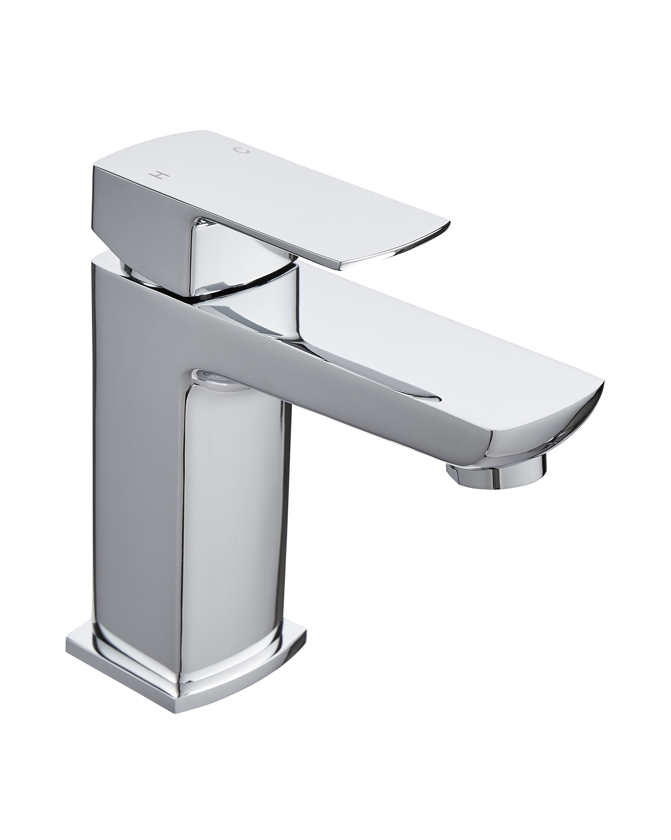Calyxo Mono Basin Mixer With Push Waste – Calyxo Mono Basin Mixer with Push Waste | Luxury Bathroom & Radiator Collection by HomeRangeDirect
