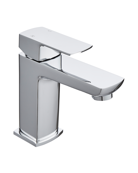 Calyxo Mono Basin Mixer With Push Waste – Calyxo Mono Basin Mixer with Push Waste | Luxury Bathroom & Radiator Collection by HomeRangeDirect