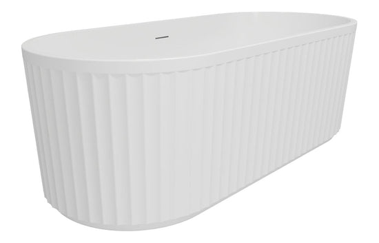 Aura Fluted Freestanding Bath 1700x750x570mm