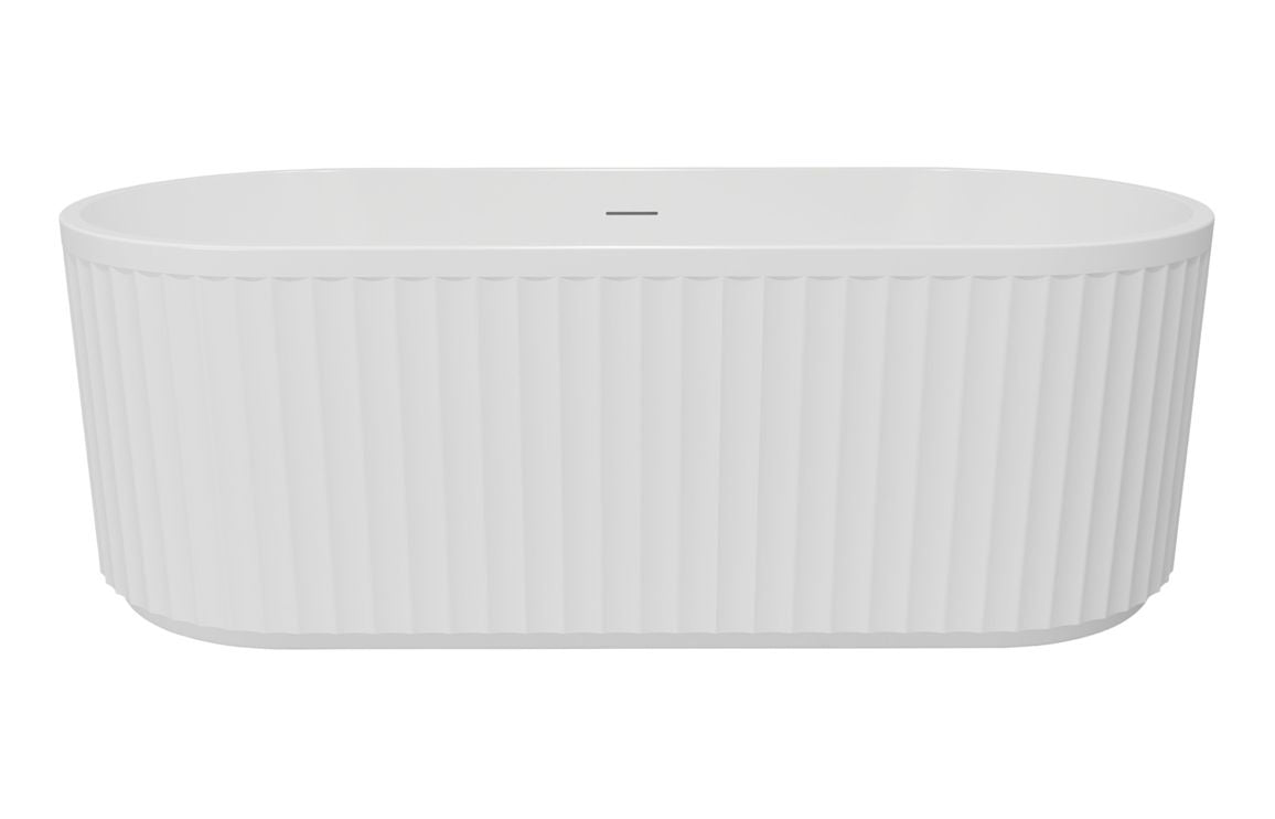 Aura Fluted Freestanding Bath 1700x750x570mm