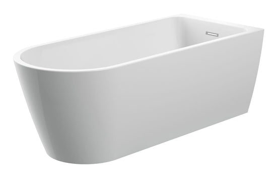 Aura Back To Wall Freestanding Bath 1630x700mm
