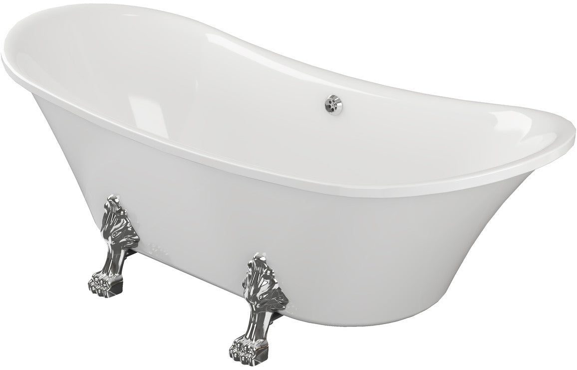 Aura Freestanding Bath 1760x710x775mm with Feet