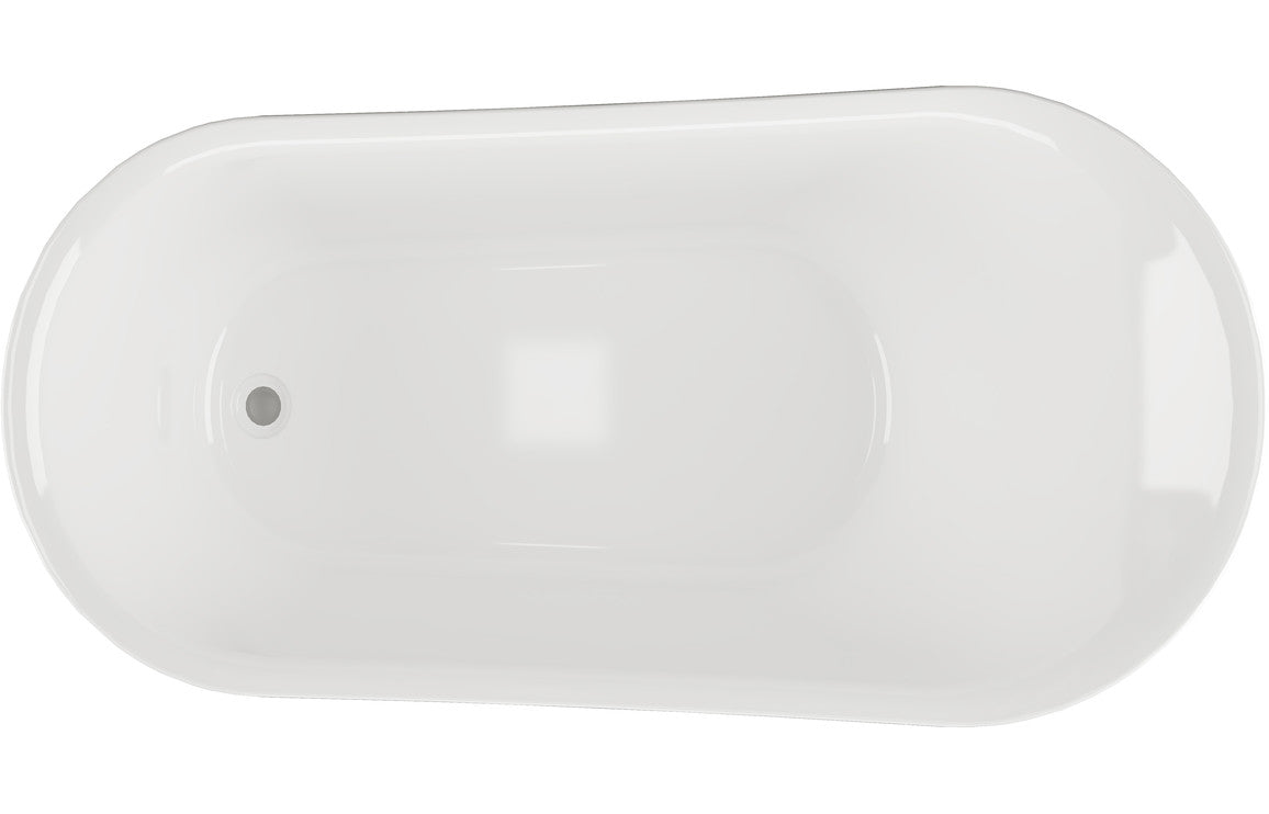 Aura Freestanding Bath 1620x700x770mm with Feet