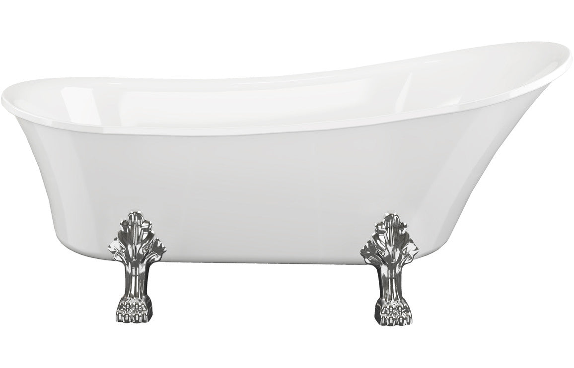 Aura Freestanding Bath 1620x700x770mm with Feet
