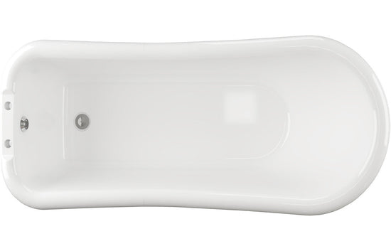 Aura Freestanding Bath 1530x670x760mm (2TH) with Feet