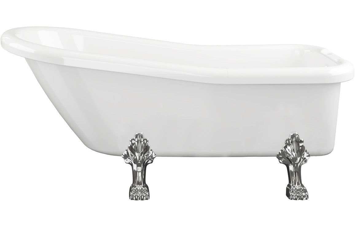Aura Freestanding Bath 1530x670x760mm (2TH) with Feet