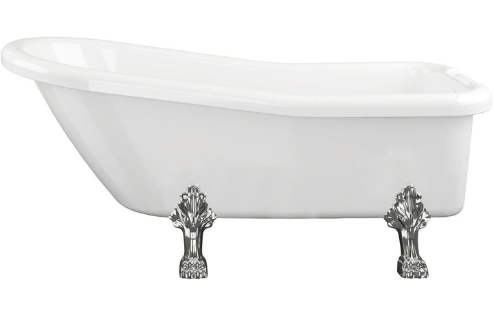 Aura Freestanding Bath 1530x670x760mm (2TH) with Feet