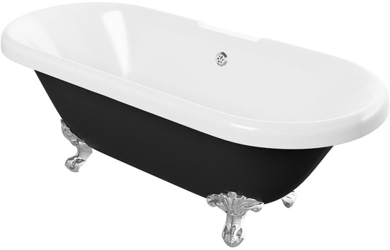 Aura Freestanding Bath 1690x740x620mm (2TH) with Feet